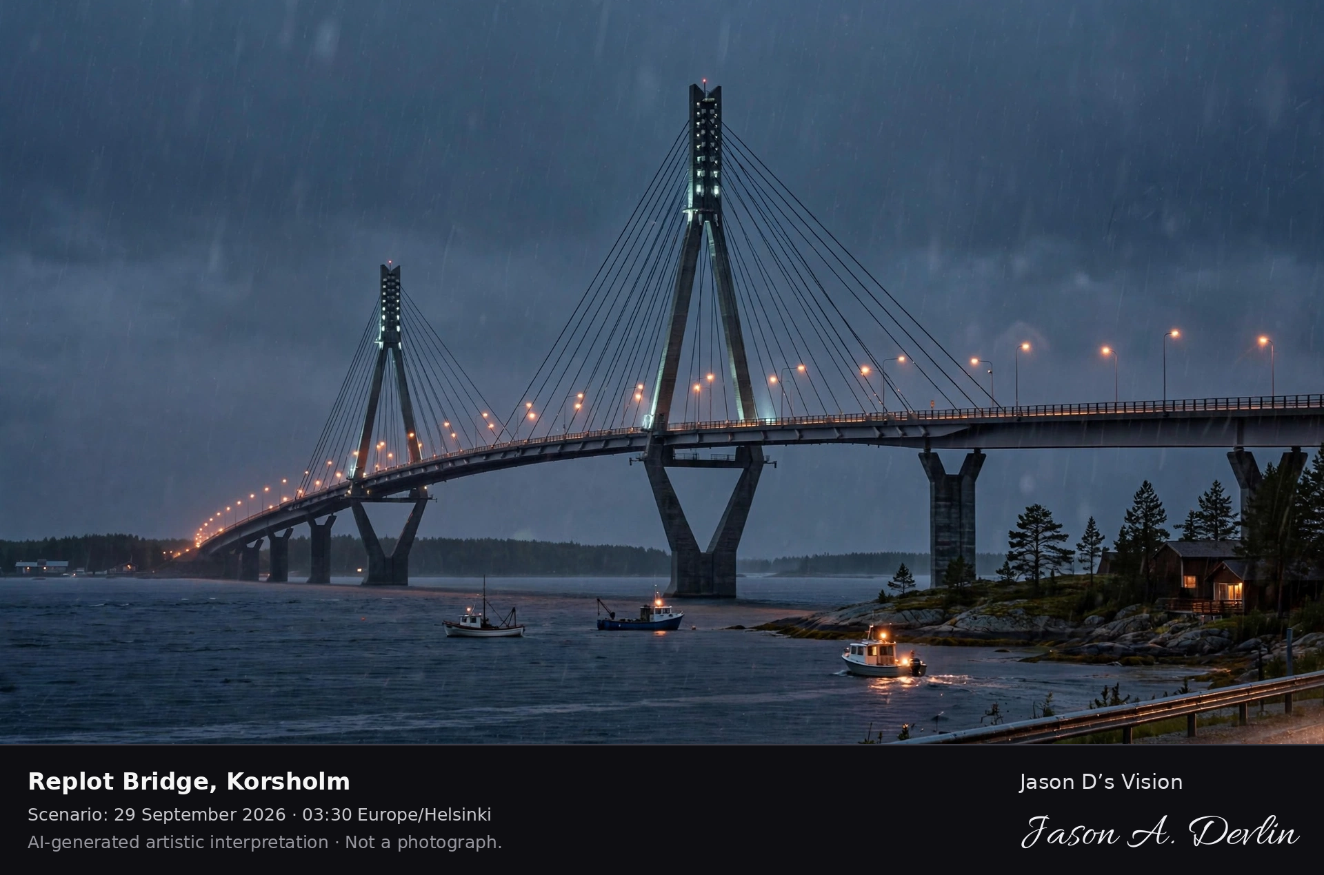 Replot Bridge, Korsholm