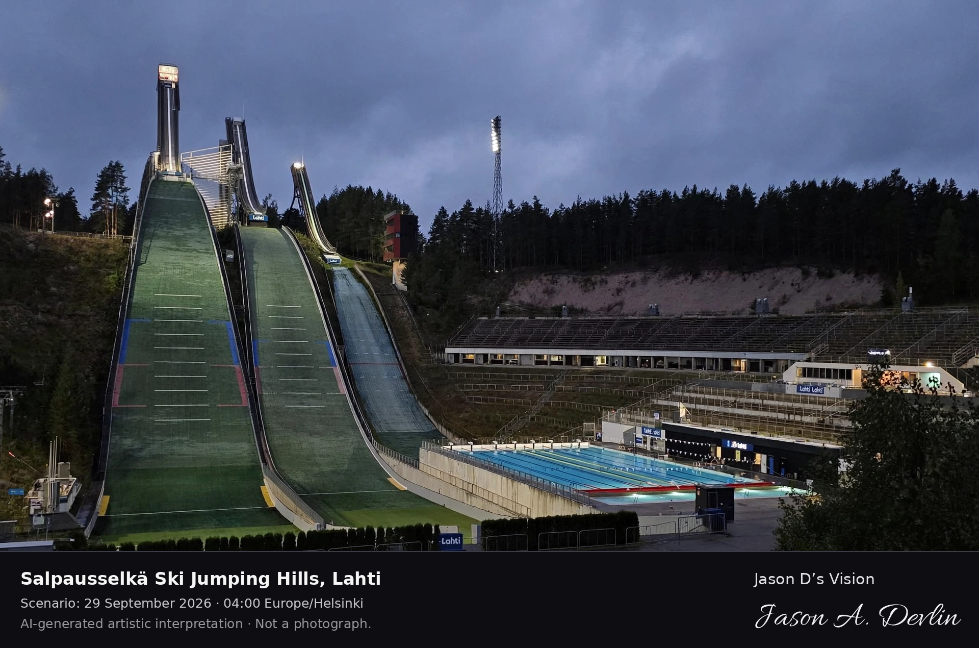 Salpausselkä Ski Jumping Hills, Lahti