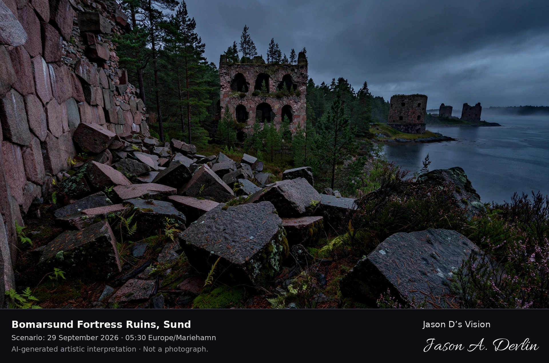 Bomarsund Fortress Ruins, Sund