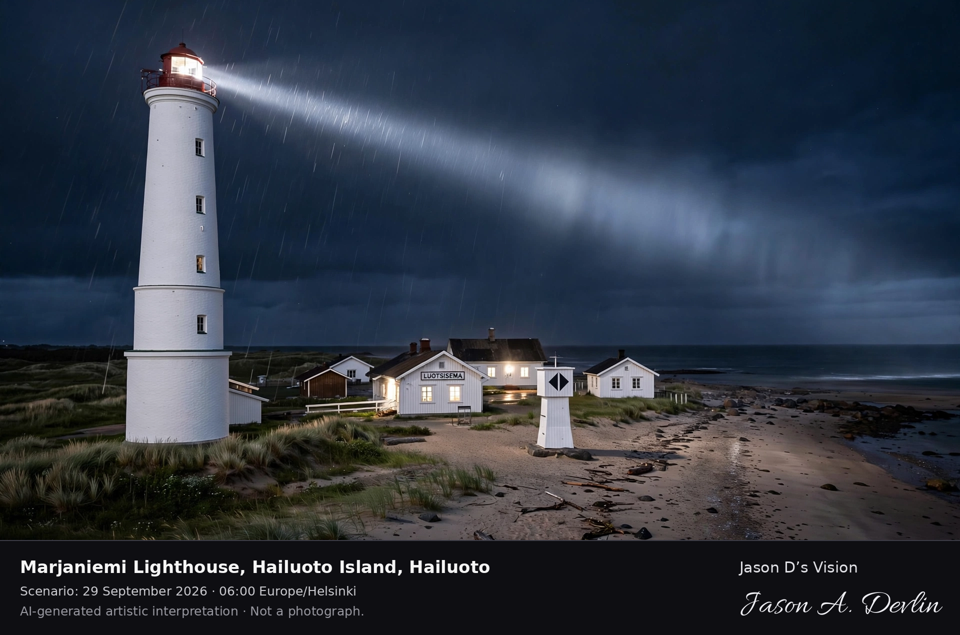 Marjaniemi Lighthouse, Hailuoto Island, Hailuoto
