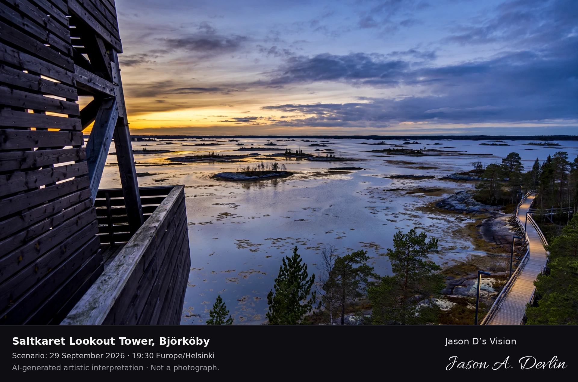 Saltkaret Lookout Tower, Björköby