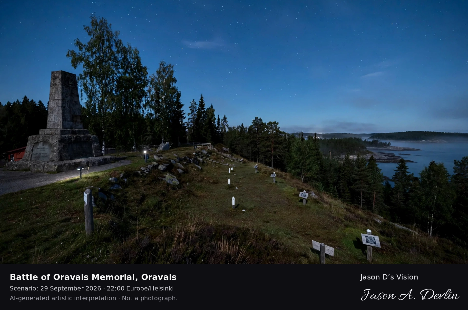 Battle of Oravais Memorial, Oravais