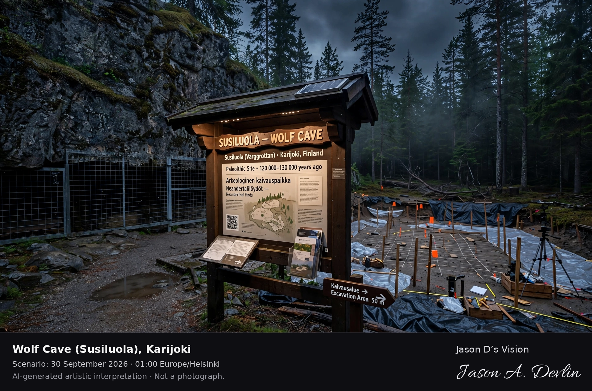 Wolf Cave (Susiluola), Karijoki