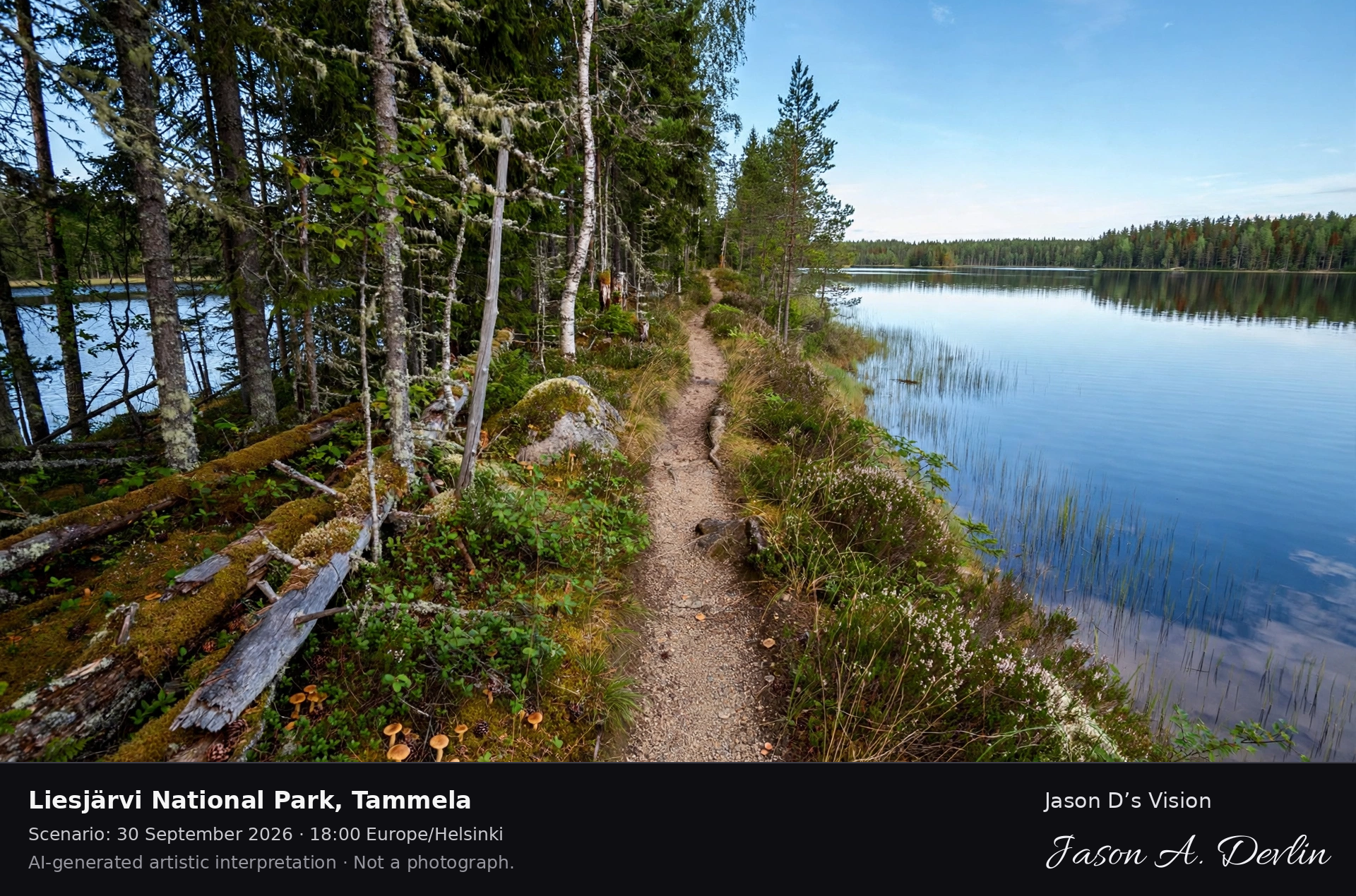 Liesjärvi National Park, Tammela