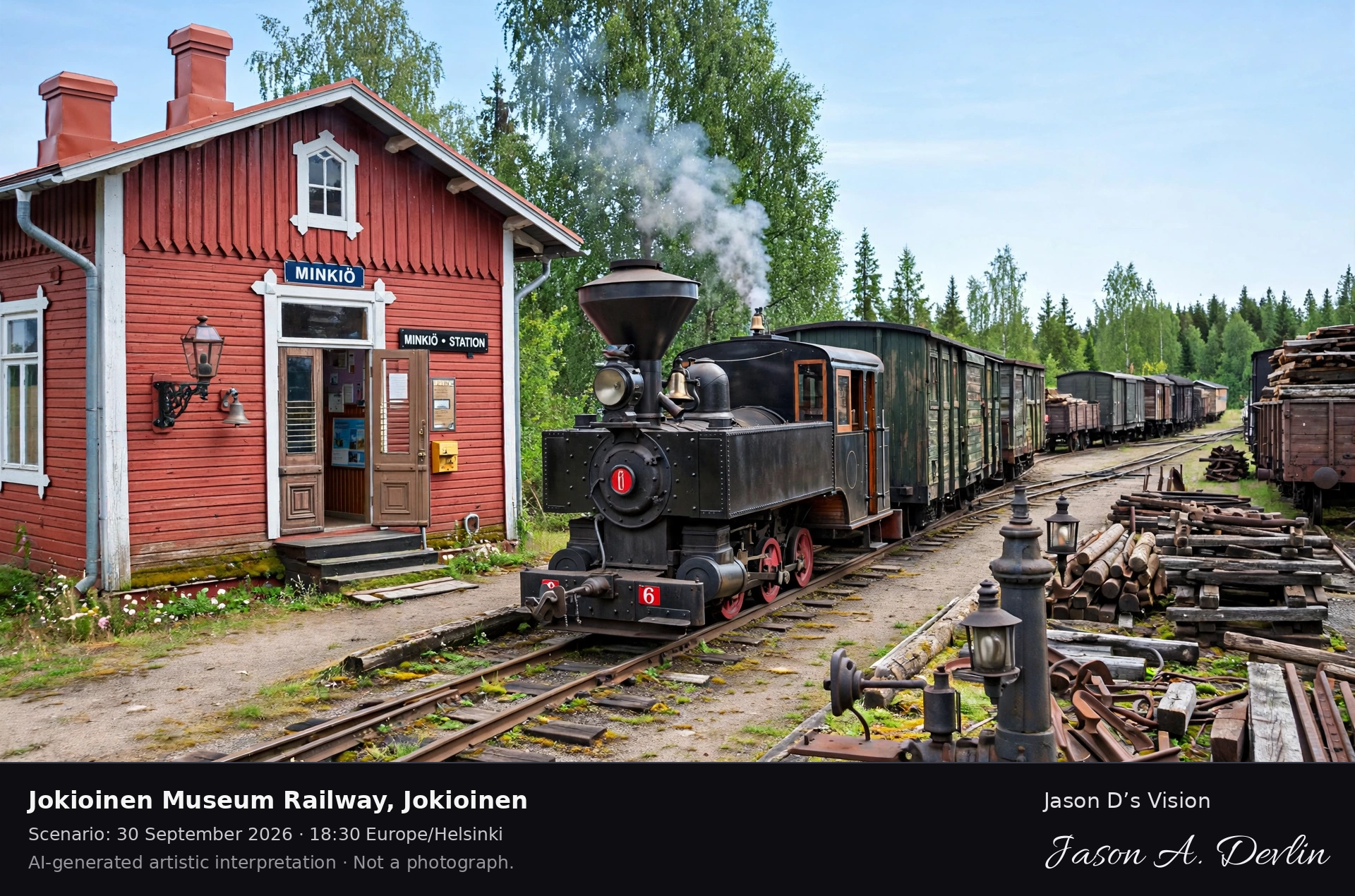 Jokioinen Museum Railway, Jokioinen