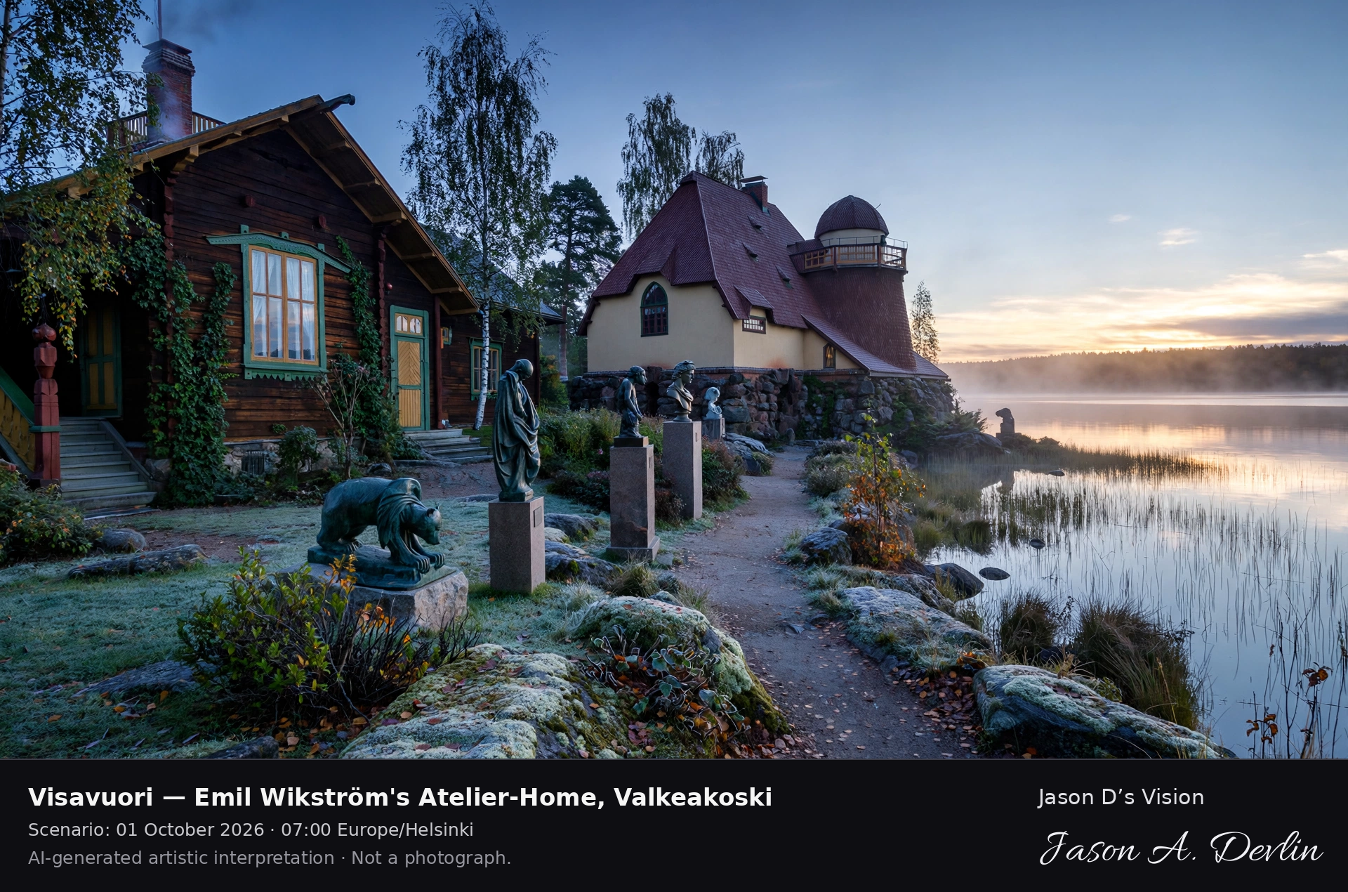 Visavuori — Emil Wikström's Atelier-Home, Valkeakoski