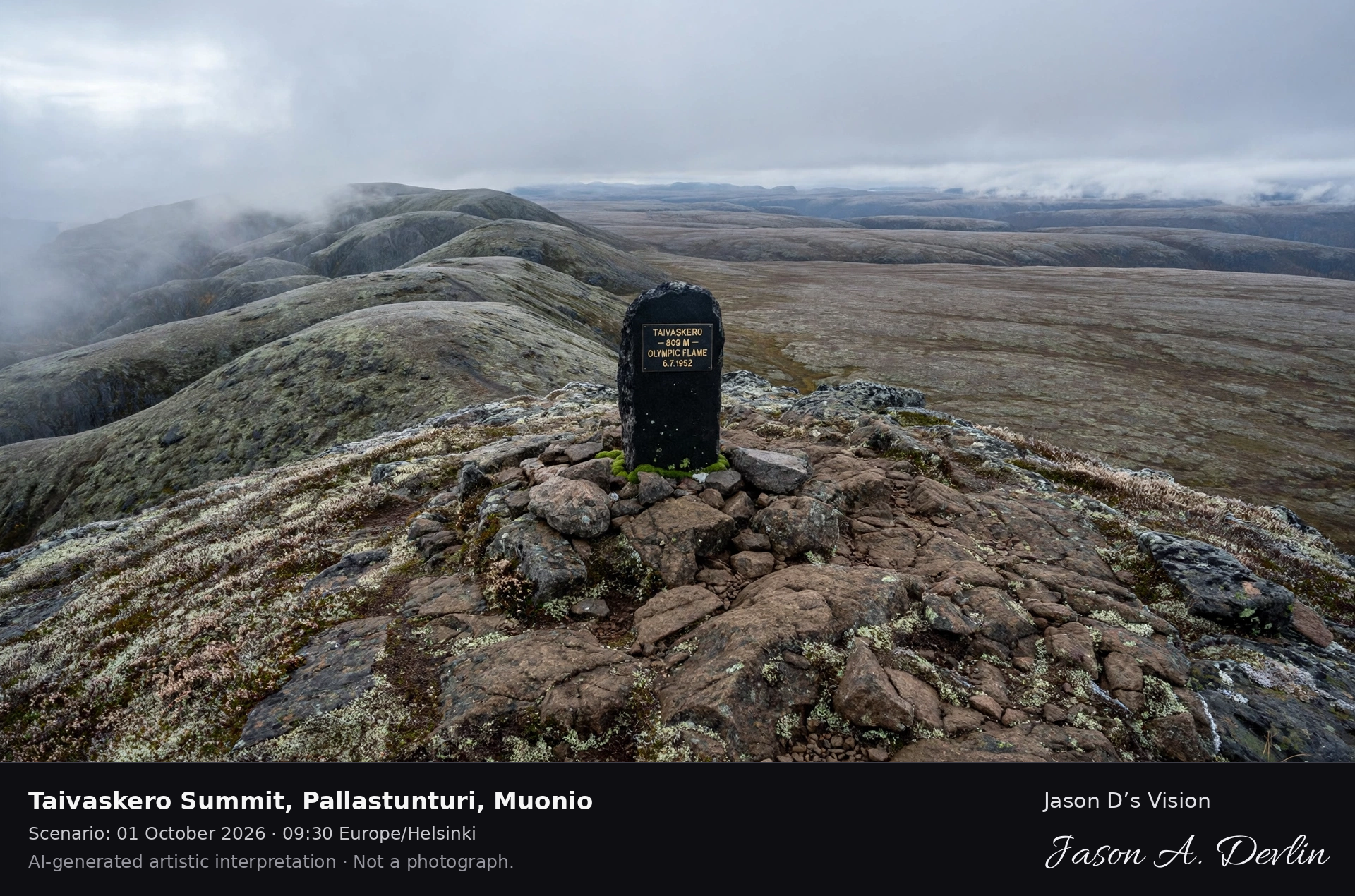 Taivaskero Summit, Pallastunturi, Muonio