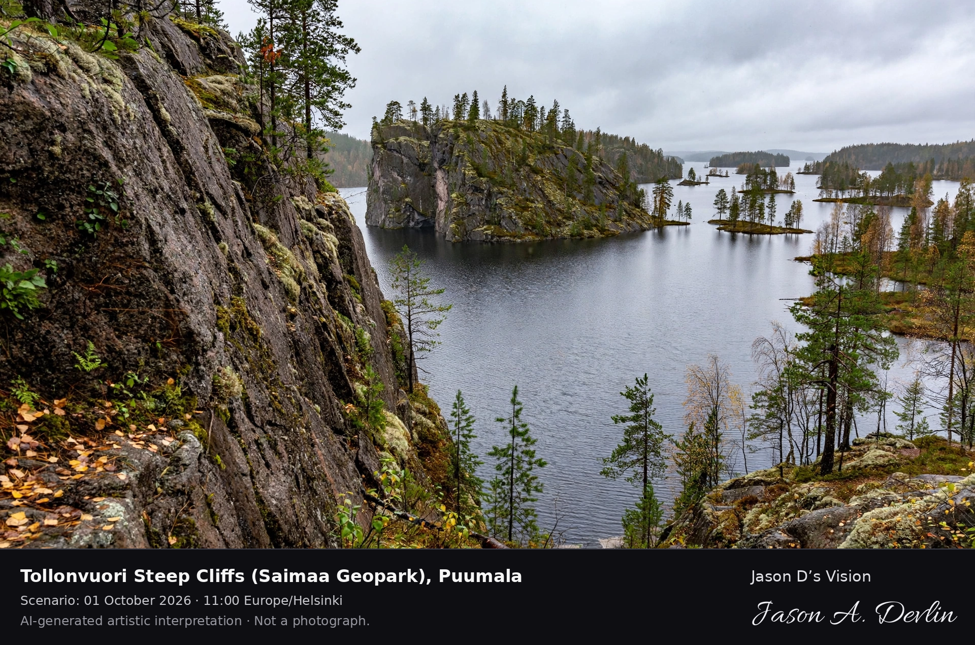 Tollonvuori Steep Cliffs (Saimaa Geopark), Puumala