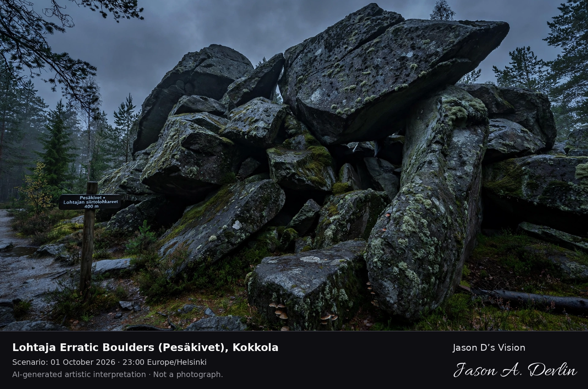 Lohtaja Erratic Boulders (Pesäkivet), Kokkola